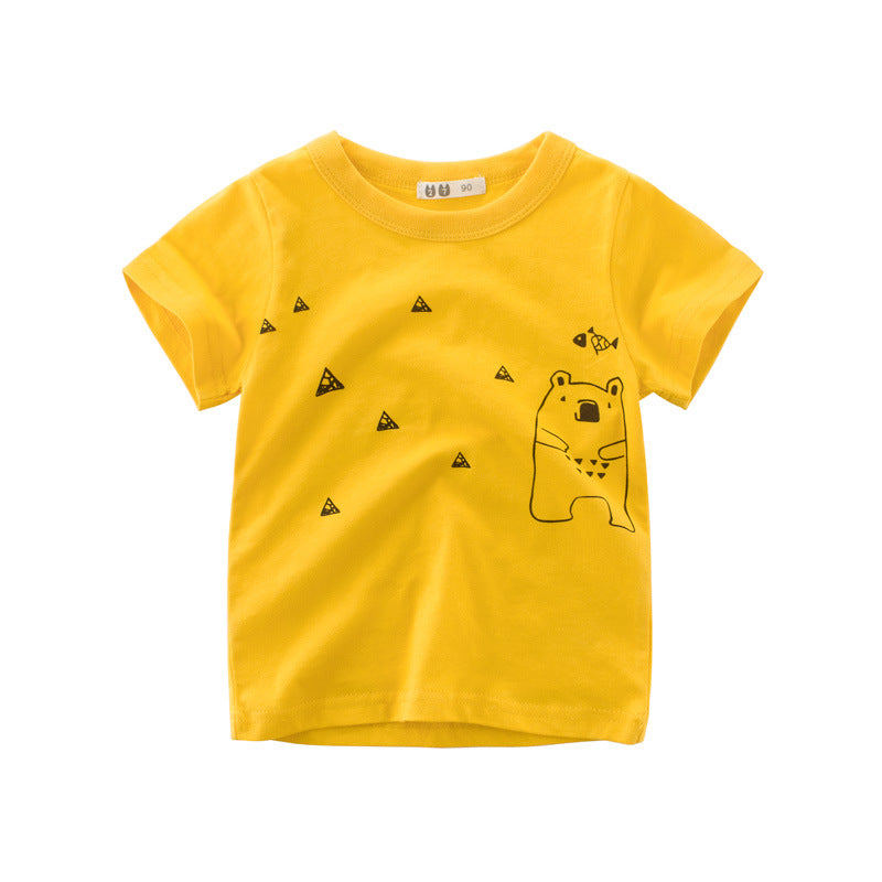 
                  
                    Baby T Shirt Cartoon Baby Kids Boys Girls Children Cotton Short Sleeves Summer Clothing Children&#39;s T-Shirt Tee Toddler Clothes
                  
                