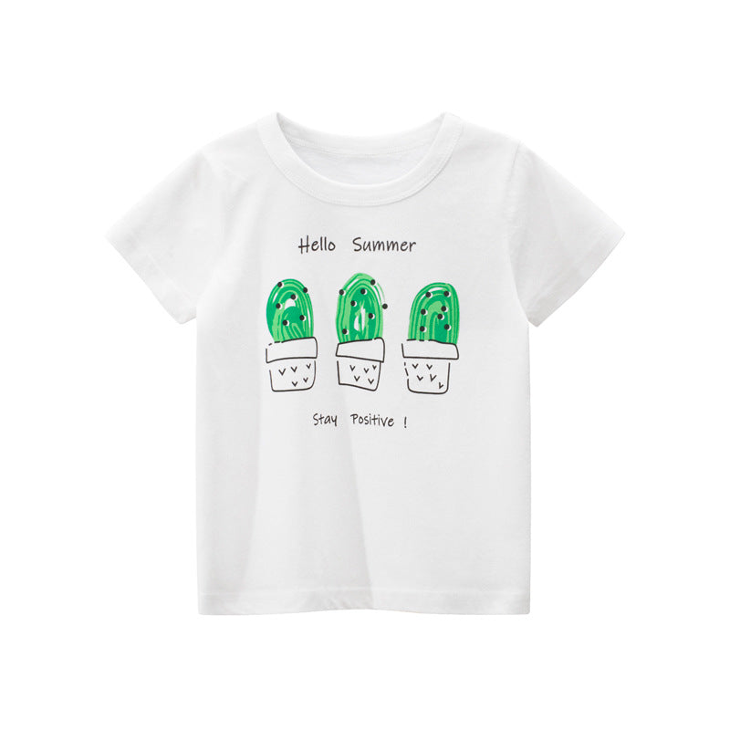 
                  
                    Baby T Shirt Cartoon Baby Kids Boys Girls Children Cotton Short Sleeves Summer Clothing Children&#39;s T-Shirt Tee Toddler Clothes
                  
                