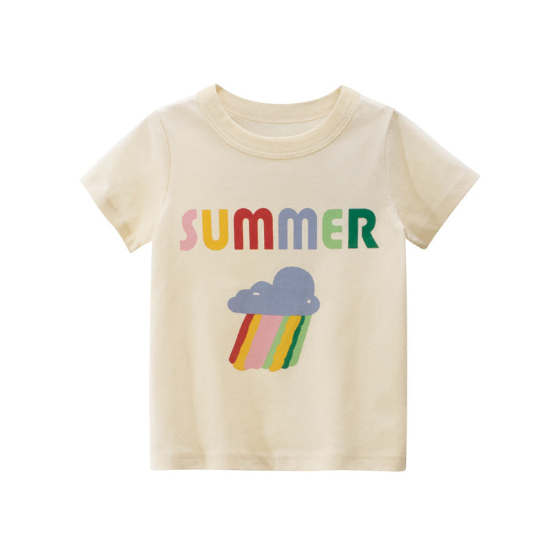 
                  
                    Baby T Shirt Cartoon Baby Kids Boys Girls Children Cotton Short Sleeves Summer Clothing Children&#39;s T-Shirt Tee Toddler Clothes
                  
                