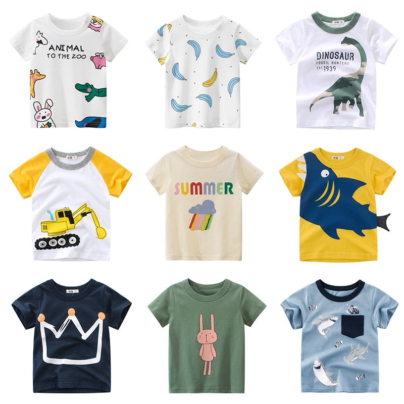 
                  
                    Children&#39;s T-Shirt Children for Boys  a Boy Girls Kids Kid&#39;s Shirts Child Baby Toddler Cotton Cartoon Tee Tops Clothing Short
                  
                