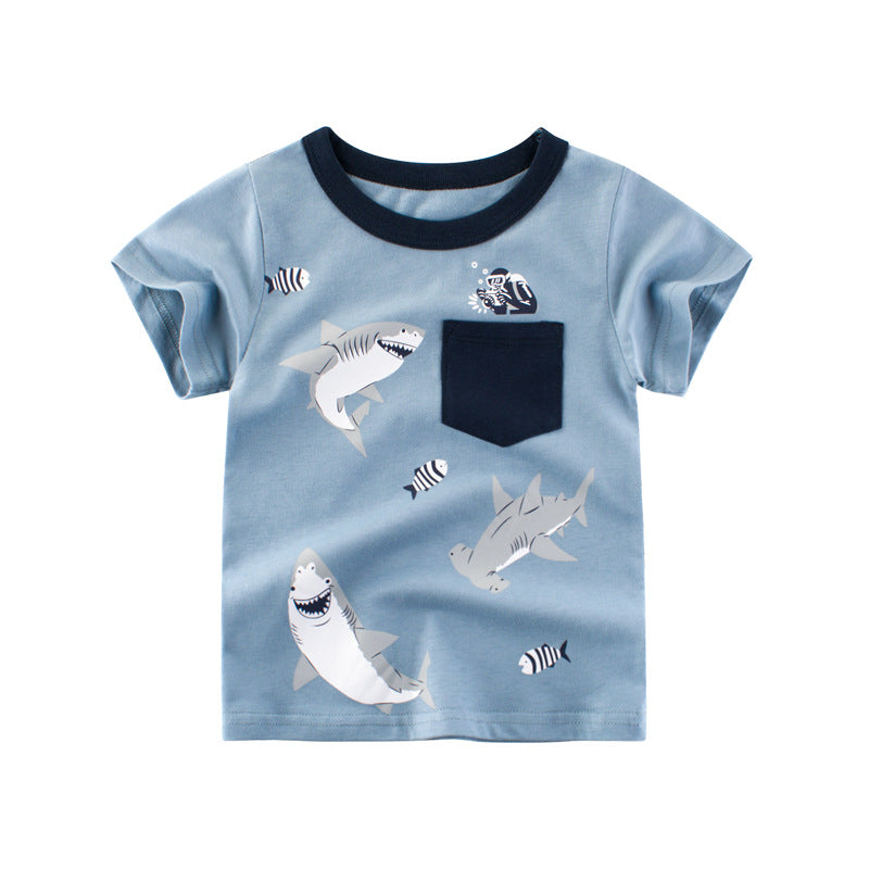 
                  
                    Children&#39;s T-Shirt Children for Boys  a Boy Girls Kids Kid&#39;s Shirts Child Baby Toddler Cotton Cartoon Tee Tops Clothing Short
                  
                