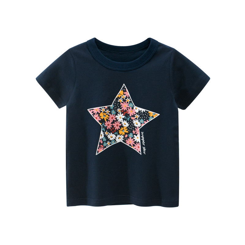 
                  
                    Baby T Shirt Cartoon Baby Kids Boys Girls Children Cotton Short Sleeves Summer Clothing Children&#39;s T-Shirt Tee Toddler Clothes
                  
                