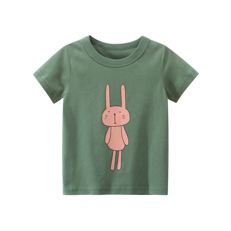 
                  
                    Baby T Shirt Cartoon Baby Kids Boys Girls Children Cotton Short Sleeves Summer Clothing Children&#39;s T-Shirt Tee Toddler Clothes
                  
                