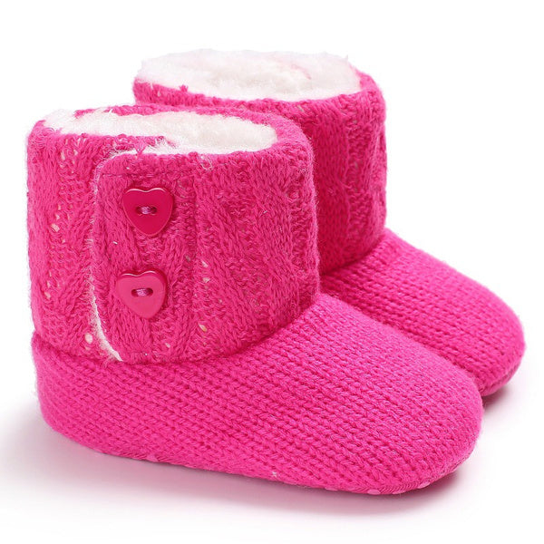 
                  
                    Winter Knit Booties- Pink
                  
                