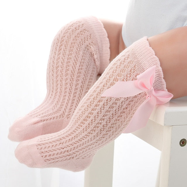 
                  
                    Newborn Princess Bow Knee High Sock - Pink
                  
                