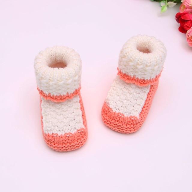 Wool Shoes - White & Pink