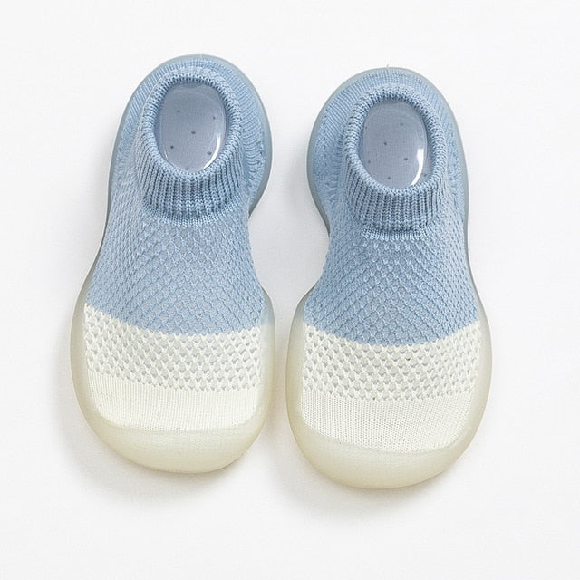 Summer Sock Shoes - Blue & White