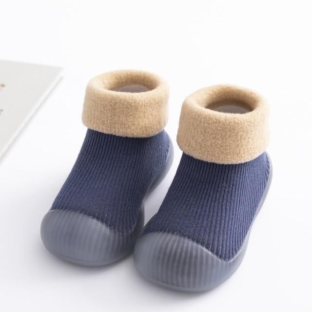 Winter Sock Shoes - Navy Blue