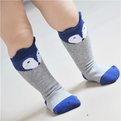 Cotton Stockings - Blue Fox
